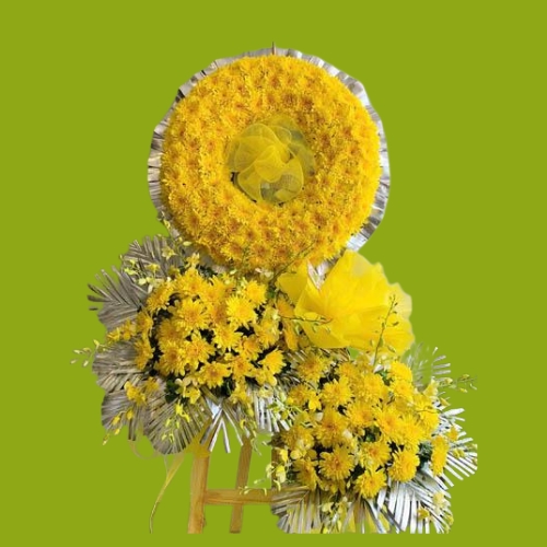 Hoa chia buồn màu vàng