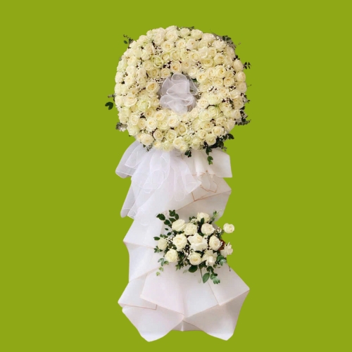 Hoa hồng trắng đám tang