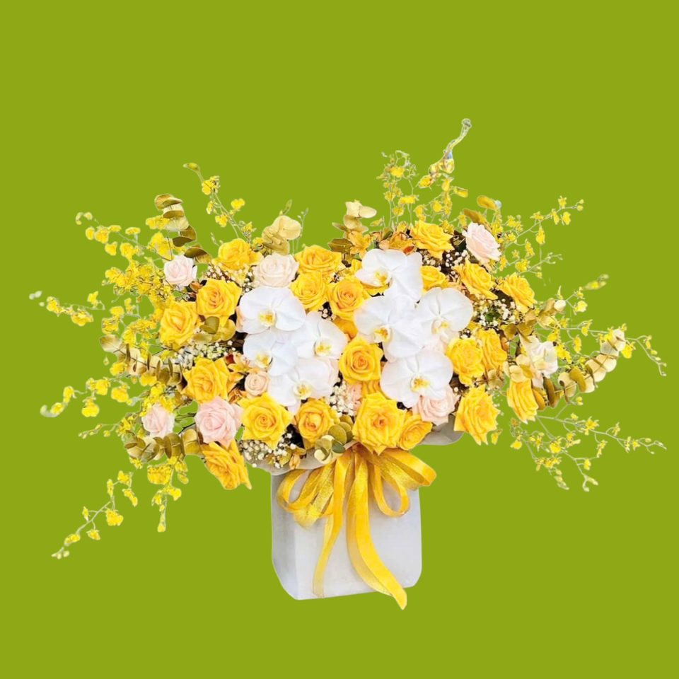 Lẵng hoa khai trương