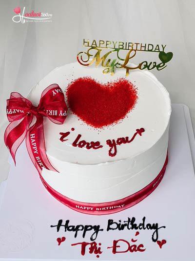 Bánh sinh nhật - Love you 3000