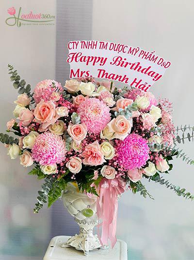 Bình hoa chúc mừng - Âm áp bên em