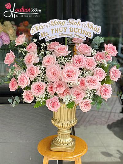 Bình hoa chúc mừng - Hạnh phúc trọn đời