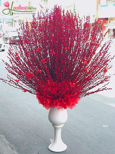 Bình hoa nụ tầm xuân - Trăm điều như ý