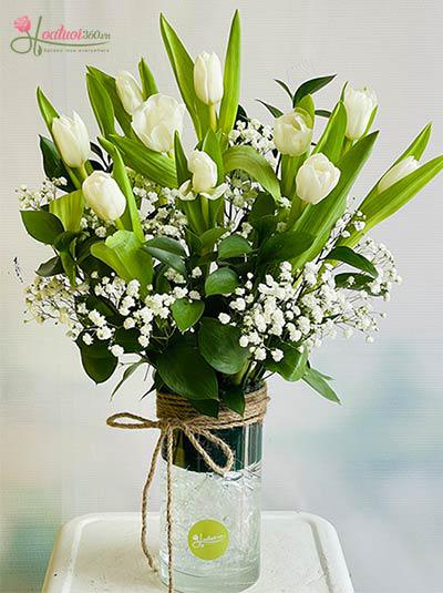 Bình hoa tulip - Tháng ngày êm đềm!