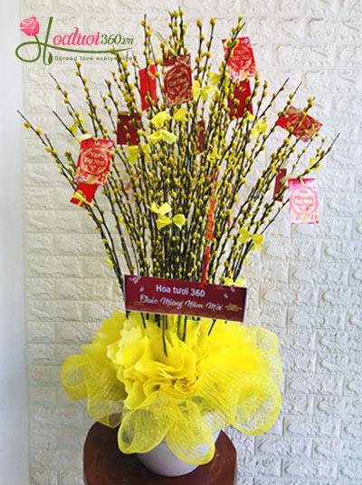 Bình nụ tầm xuân - An khương vạn thọ tường