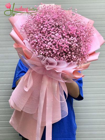 Bó hoa baby hồng - Ngọt ngào