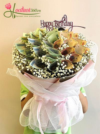 Bó hoa bằng tiền - Chút yêu thương