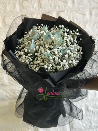 Bó hoa bằng tiền - Niềm vui của em