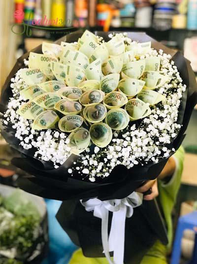 Bó hoa bằng tiền - Trao trọn yêu thương