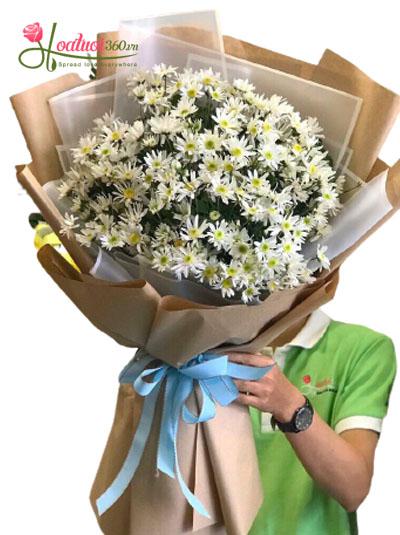 Bó hoa cúc họa mi - Nét đẹp tinh khiết