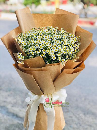 Bó hoa cúc tana - Nét đẹp đồng nội