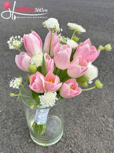 Bó hoa cưới Tulip - Trọn đời bên nhau