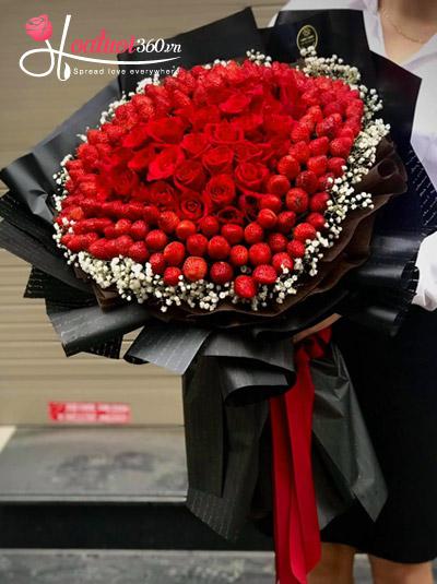 Bó hoa dâu tây tươi - Vẹn toàn