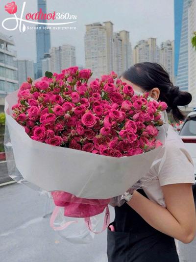 Bó hoa hồng chùm Sophia - Đôi ta ngọt ngào