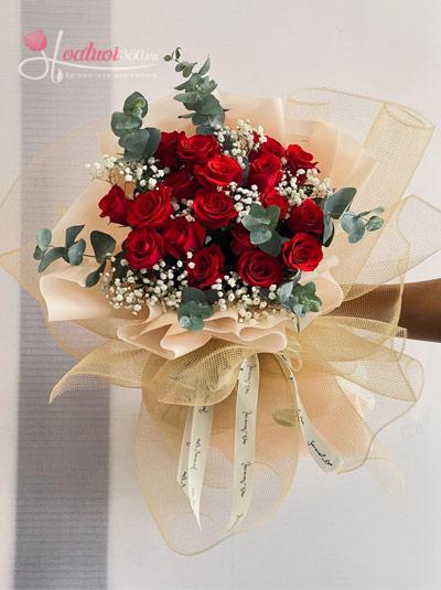 Bó hoa hồng đẹp - Ngọt ngào tặng em