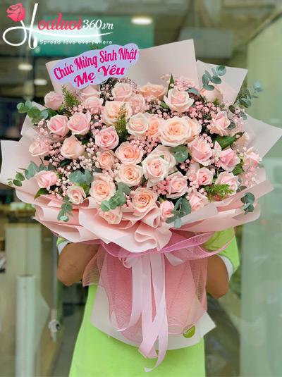 Bó hoa sinh nhật - Người tuyệt vời nhất