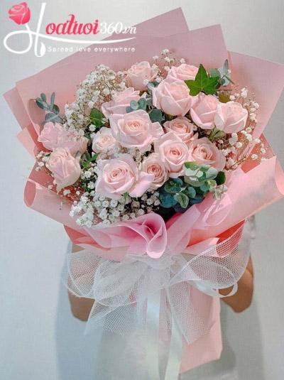 Bó hoa sinh nhật - Tình yêu dịu dàng