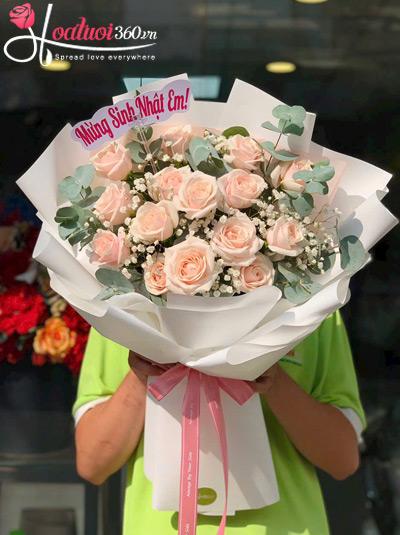 Bó hoa hồng đẹp - Tuổi mới thêm xinh