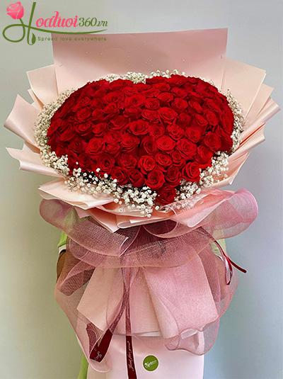 Bó hoa hồng đỏ - Love wins all