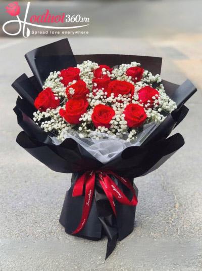 Bó hoa hồng đỏ - Mơ một hạnh phúc