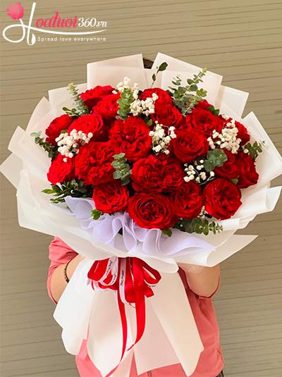 Bó hoa hồng đỏ - Nơi có em