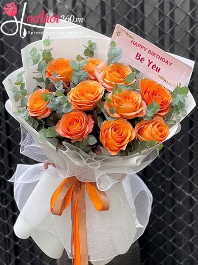 Bó hoa hồng Ecuador - Ánh dương rực rỡ