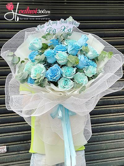 Bó hoa hồng Ecuador - Biển tình mong nhớ