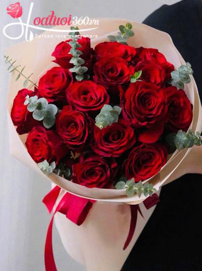 Bó hoa hồng Ecuador - Nơi này có anh