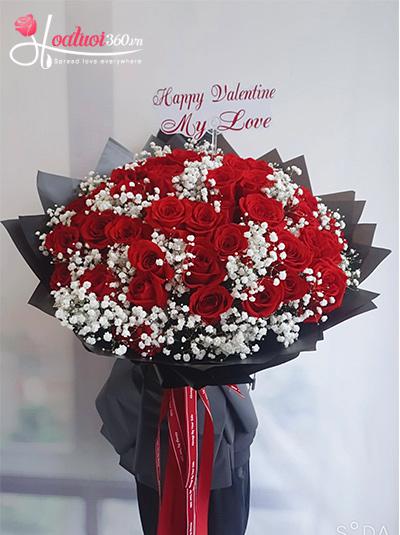 Bó hoa hồng Ecuador - Tình yêu vĩ đại