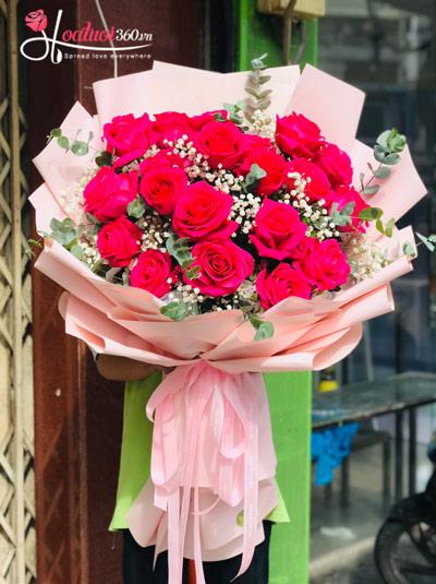 Bó hoa hồng Ecuador - Trót yêu