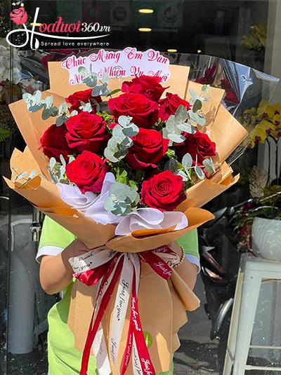 Bó hoa hồng Ecuador - Yêu là đây 2