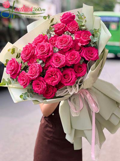 Bó hoa hồng Eduador - Ở sâu trong tim