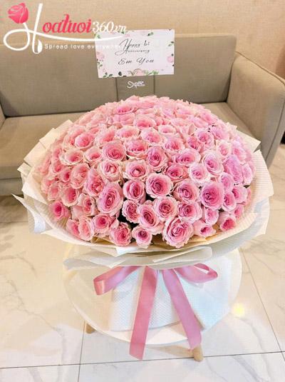 Bó hoa hồng Lạc Thần - Vì mình có nhau