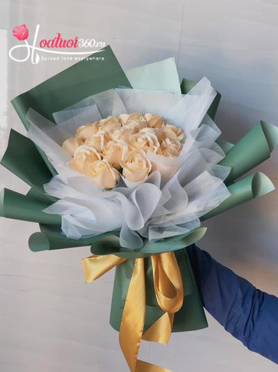 Bó hoa hồng sáp - Ánh dương