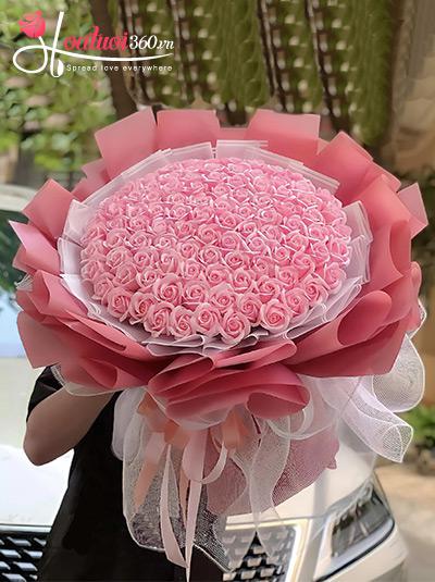 Bó hoa hồng sáp - Điều lãng mạn nhất