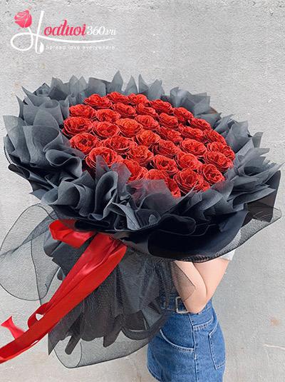 Bó hoa hồng sáp - Ta có đôi