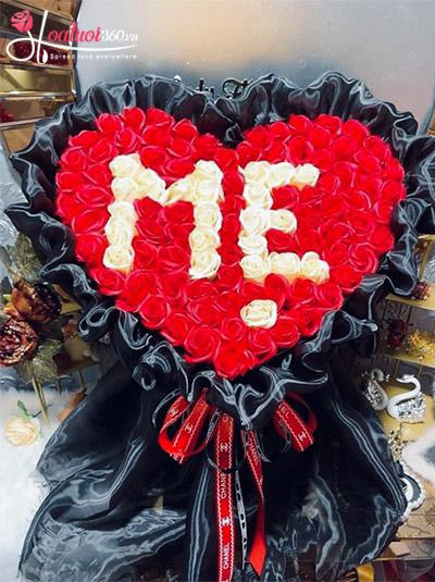 Bó hoa hồng sáp thơm - Sắc hoa tặng mẹ