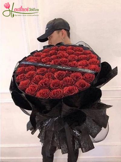 Bó hoa hồng sáp thơm - Say yes