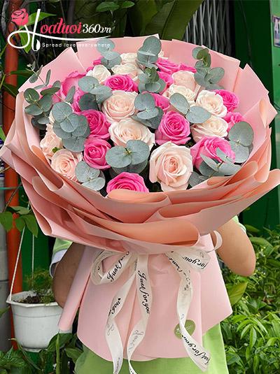 Bó hoa hồng xinh - Điều tuyệt vời nhất