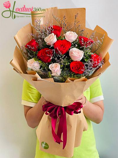 Bó hoa hồng xinh - Hành trình rực rỡ