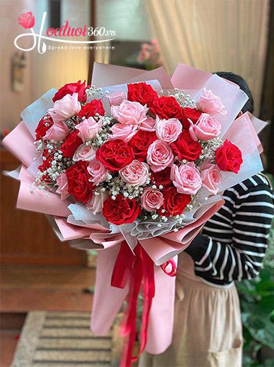 Bó hoa hồng xinh - Hơn cả yêu