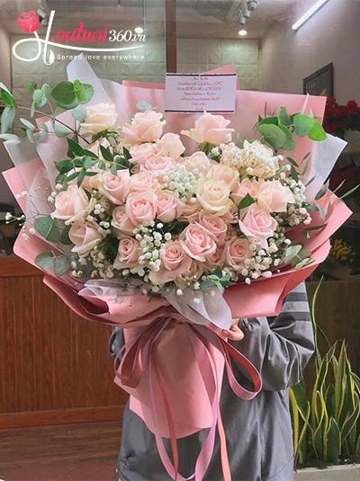 Bó hoa hồng xinh - Tình yêu hoa gió