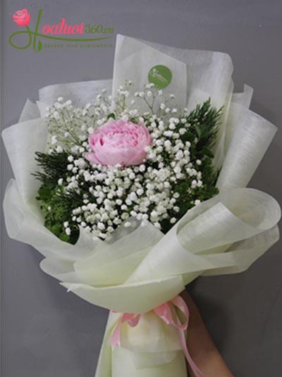 Bó hoa mẫu đơn - Ngọt ngào