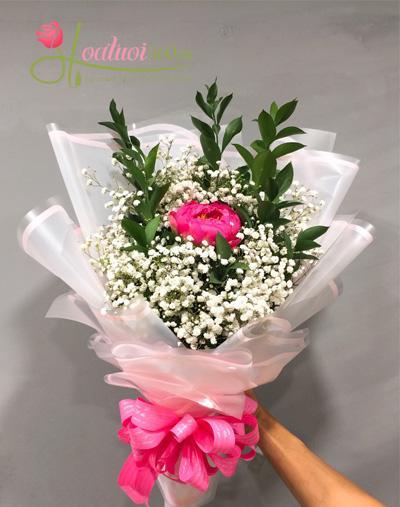 Bó hoa mẫu đơn tươi đẹp