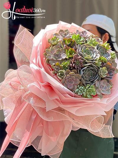 Bó hoa sen đá - Muôn điều tốt đẹp