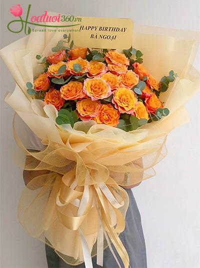 Bó hoa sinh nhật - Câu chuyện cổ tích