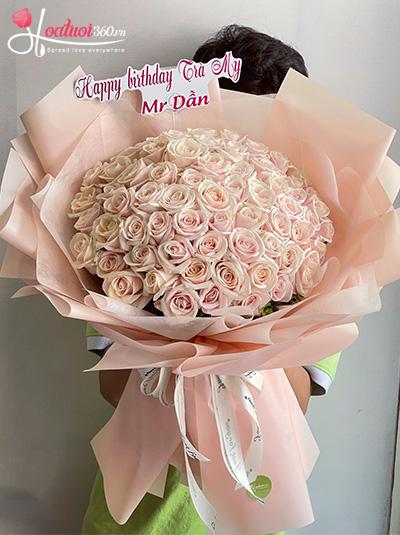 Bó hoa sinh nhật - Hẹn ước ngọt ngào