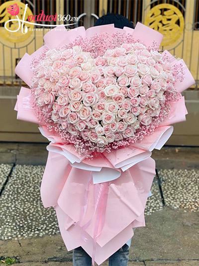 Bó hoa sinh nhật - Yêu là đây