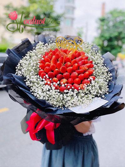 Bó hoa trái cây - Đắm say vị ngọt