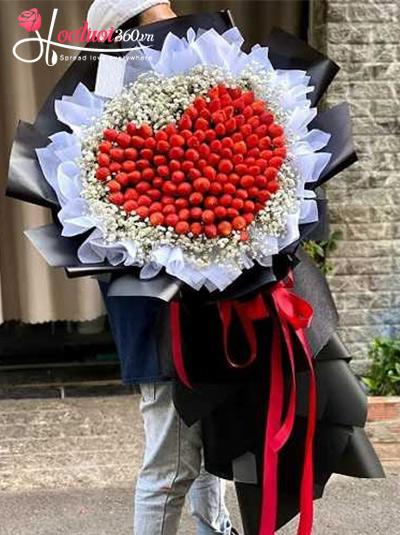 Bó hoa trái cây - Mùa yêu ngọt ngào